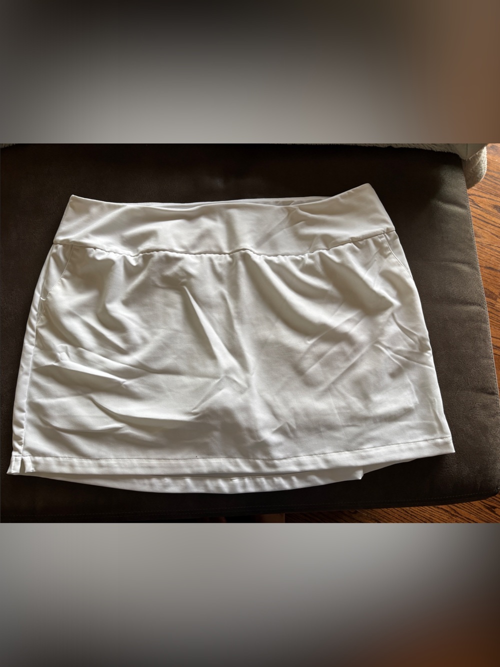 adidas White Athletic Skort